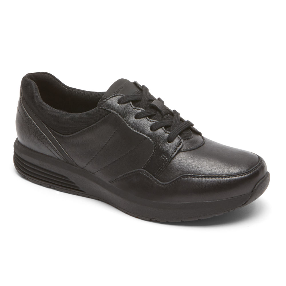 Tenis Rockport Mulher Pretas - Trustride Lace-Up - 86092USLV